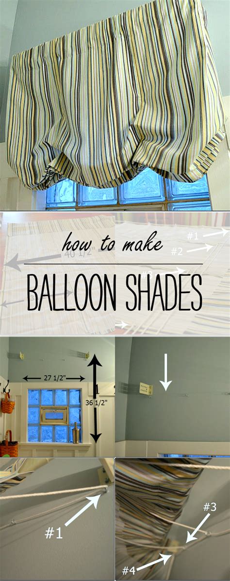 how to sew balloon shades